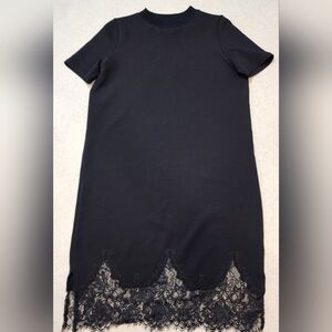 Lira Sheath Dress Large Goth Black